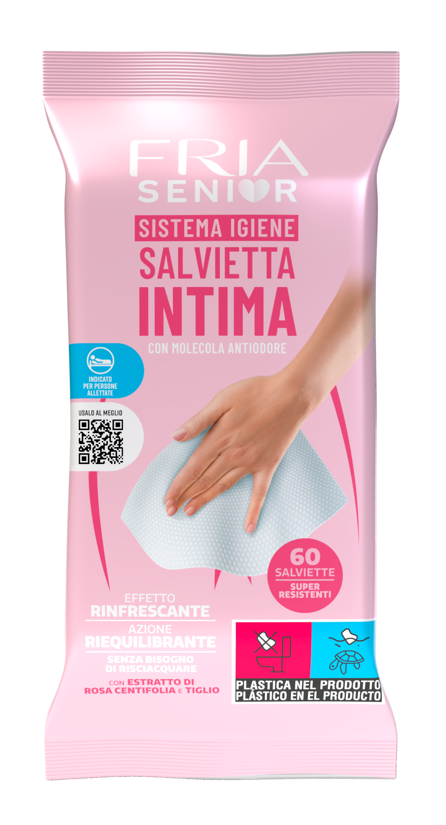 FRIA Senior Igiene Intima - Salviette umide delicate 60pz 1 FRIA Senior Igiene Intima - Salviette umide delicate 60pz
