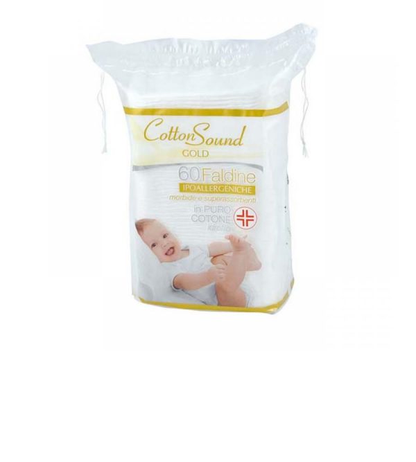 Cotton Sound Faldine Baby Ipoallergeniche - 60pz