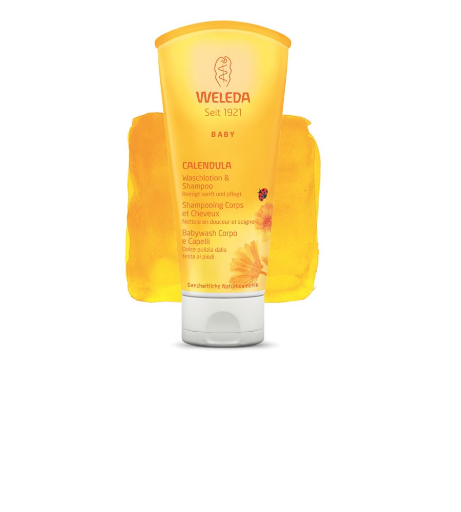 WELEDA Baby Babywash Corpo&Capelli - Calendula, 200 ml