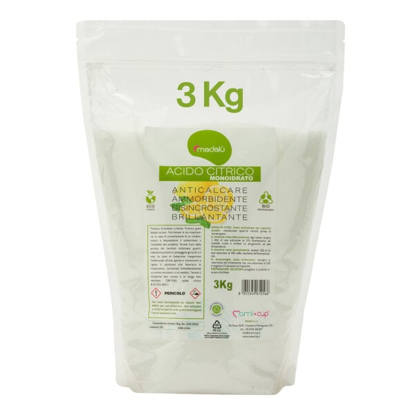 Madalù Acido Citrico - 3 Kg