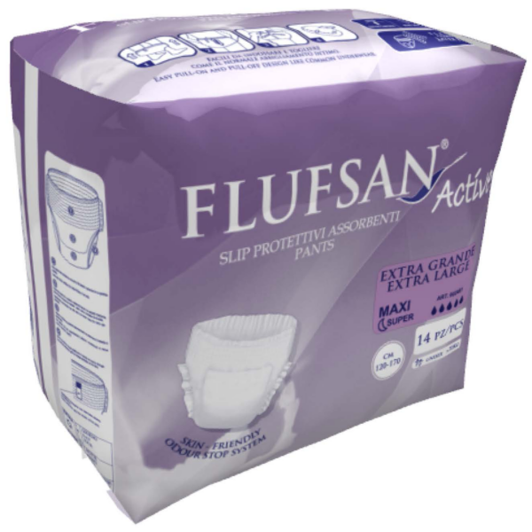 FLUFSAN Active Pants Maxi (Extra Large) - 6x14pz = 84 pants