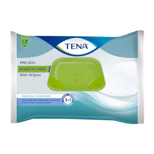 TENA Wet Wipes 3-in-1 - Salviette umide per adulti, 8x48pz