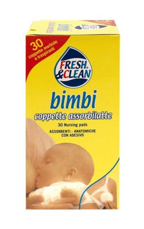 Fresh & Clean Bimbi Coppette Assorbilatte - 30pz