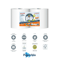 Paperdì Smart Big Bobina 2 veli (800 strappi) - 2 Rotoli - immagine 2