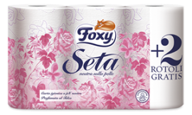 Foxy Bouquet, Carta igienica 54 Triple Rolls, Carta rosa con aroma di  rosa, Certificazione PEFC, 100% Energia elettrica rinnovabile