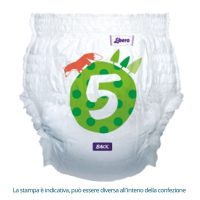 Libero UP&GO Pants 5 (10-14 Kg) - 4x20pz = 80 Pannolini - immagine 2