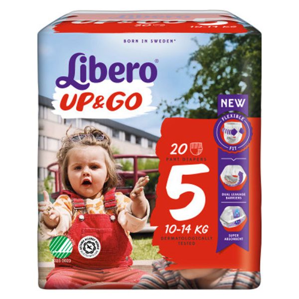 Libero UP&GO Pants 5 (10-14 Kg) - 4x20pz = 80 Pannolini