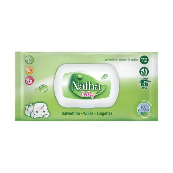 Natha Baby Bio Salviette Detergenti - 12x72pz = 864 salviette