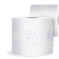 Foxy Seta Carta Igienica Talco 2 veli - 10x6pz ( Totale 60 Rotoli ) - immagine 2