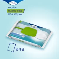 TENA ProSkin Plastic-Free Wet Wipes - Salviette umide per adulti 48pz. - immagine 2