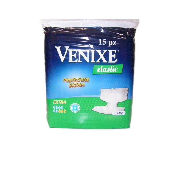 Venixe Elastic Pannolone Large EXTRA  - 6x15pz = 90 pannoloni