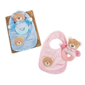 Bavaglia con Orsetto Gengivella CELESTE