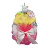 Torta Pannolini 2 Piani Unicorno - immagine 3
