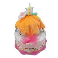 Torta Pannolini 2 Piani Unicorno - immagine 2