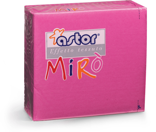 MIRO' Tovaglioli 38x38 2 veli Microgoffrati Fuxia 40 pz.