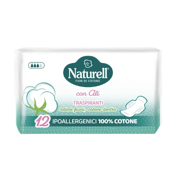 Naturell Assorbenti Ipoallergenici Giorno con Ali - 18x12pz = 216 assorbenti