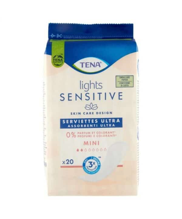 tena lights sensitive mini 20