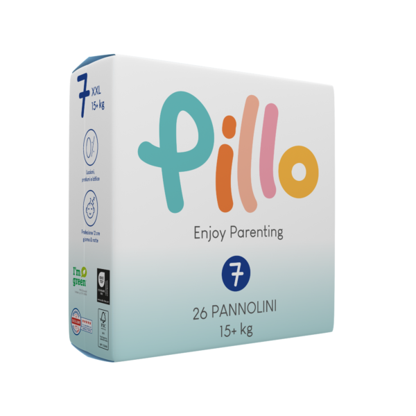 PILLO Pannolini ENJOY Taglia XXL 15+Kg. 26 Pz. ( 8x26 = 208 Pannolini )