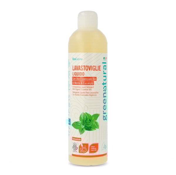 Greenatural Lavastoviglie Liquido Menta & Eucalipto 500 ml.