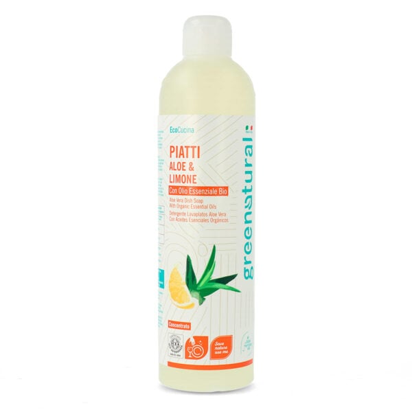 Greenatural Detergente Piatti Aloe & Limone 500 ml.