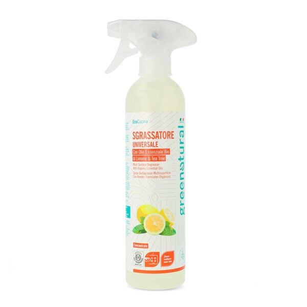 Greenatural Sgrassatore Spray Universale Limone & Tea Tree 500 ml.