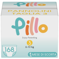 PILLO Pannolini ENJOY Taglia MIDI 6-10 Kg. 28 pz. ( 6x28 = 168 pannolini ) - immagine 2