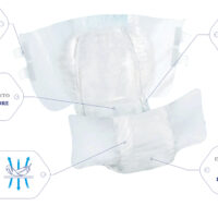 FLUFSAN SOFT Pannolone Traspirante Taglia Large NIGHT (Assorbimento massimo) 15 pz. ( 6 Conf. x 15 Pz. = 90 Pannoloni) - immagine 2