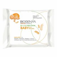 BIOGENYA Salviette Umide BABY ACQUA PURA Eco Natural 70 pz. con Pop-Up ( 12 Confezioni x Cartone ) + Omaggio 4 Confezioni BioGenya Tascabili 20pz. - immagine 3