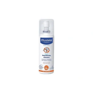 MUSTELA Repellente Zanzare, Zanzare Tigre e Zecche fino a 8 ore 100ml.