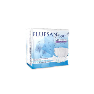 FLUFSAN Pannolone Super Notte SOFT Medio 15 pz. ( 6x15 = 90 Pannoloni Totali)